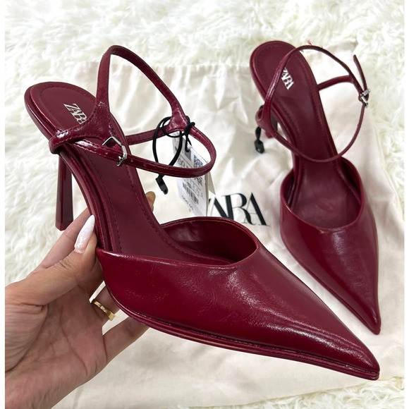ZARA Pointed Toe Heels NWT - Picture 8 of 16